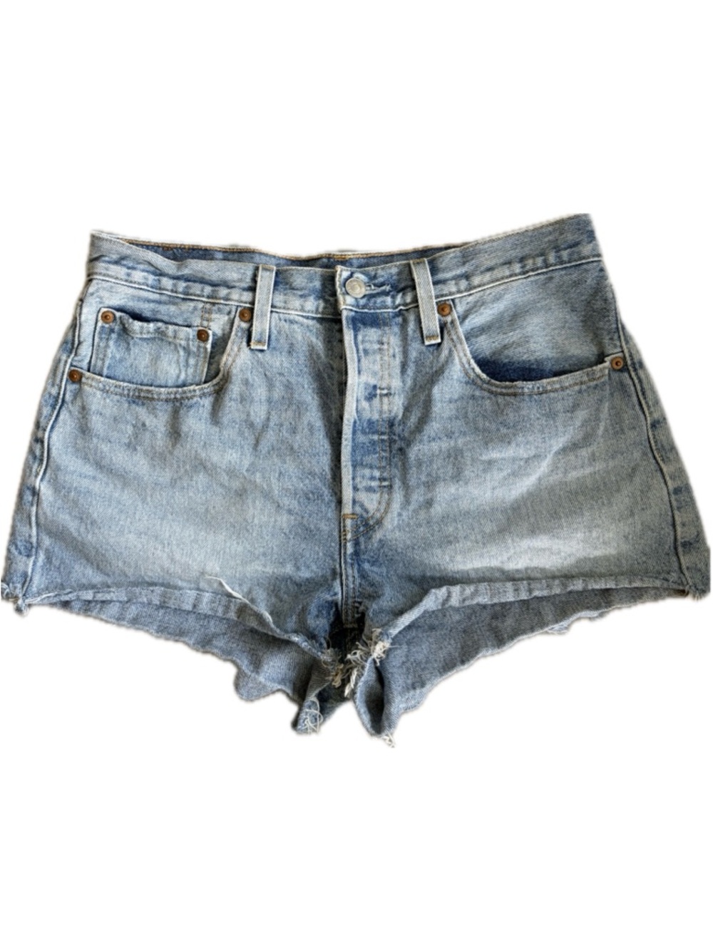 Levi’s 501 High Waist Cutoff Denim Shorts — W30